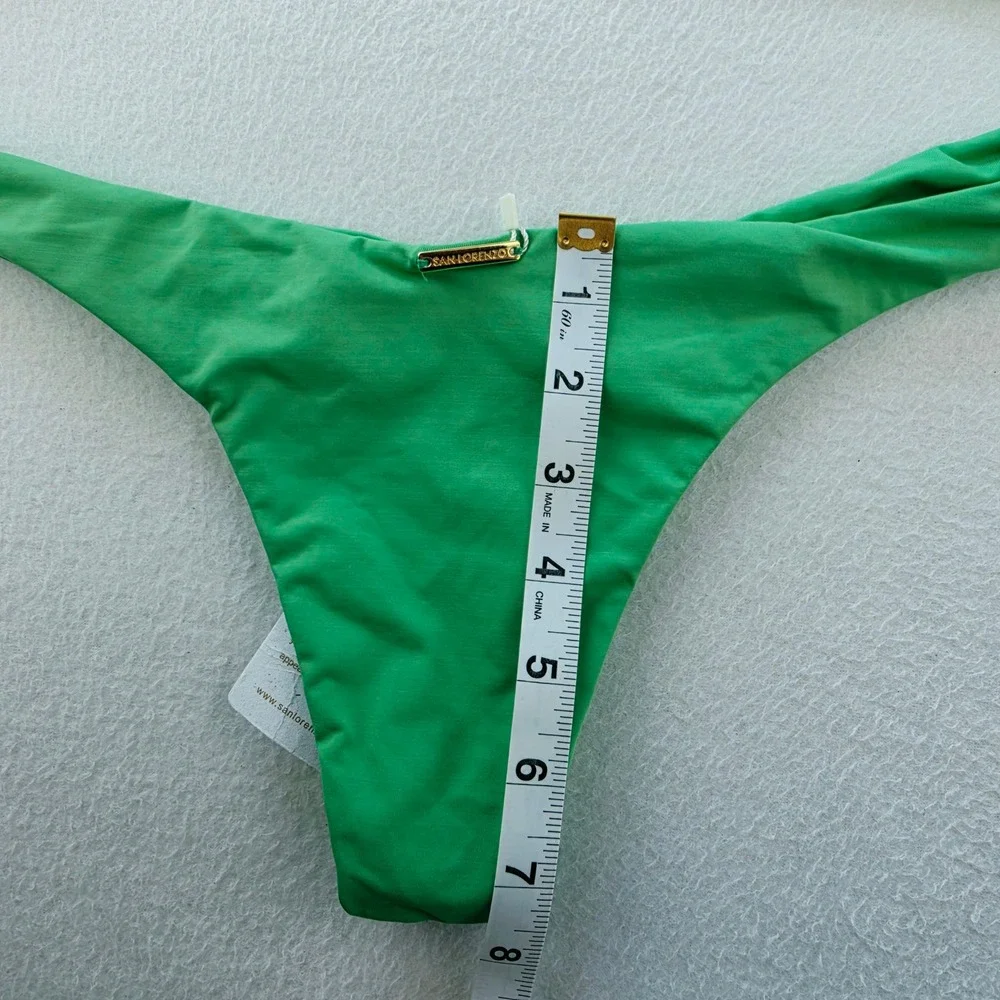 San Lorenzo NWT Moorea Underwire Bikini Set Rainforest Blend Green Womens Size M